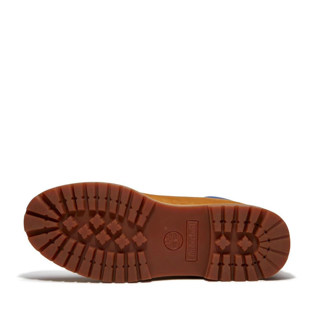 Pictured are these Timberland X New Era LA Dodgers Premium Waterproof 6-Inch Boots in Panama Tan. 11