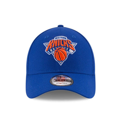 Pictured is this NBA Finals Champions 2026 New York Knicks 9FORTY cap in blue. 3