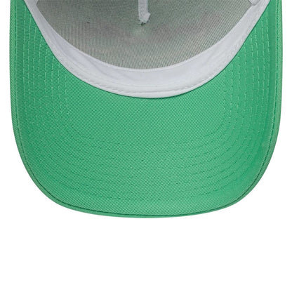 Pictured is this New Era Fishing 9FORTY A-Frame Trucker Adjustable cap in open green. 7