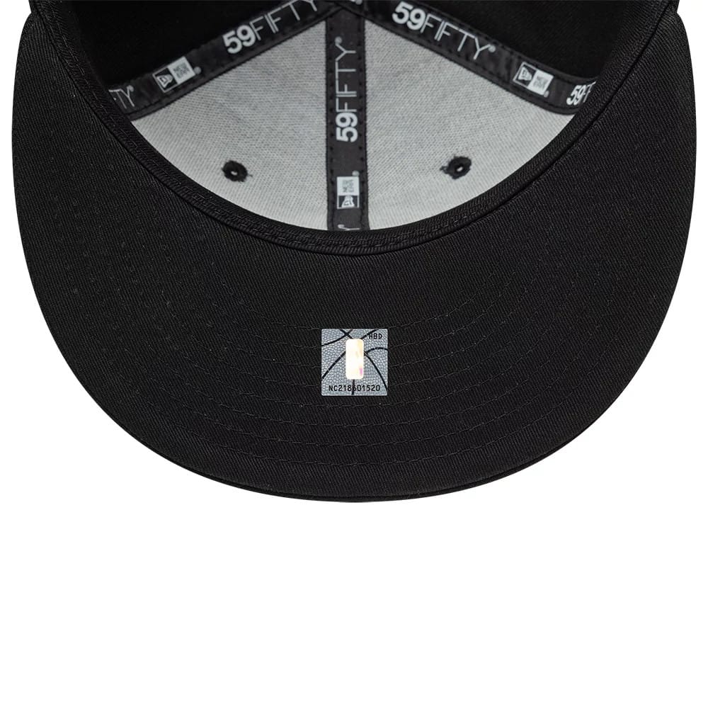 Pictured is this NBA LA Lakers 59FIFTY Fitted cap in black. 7