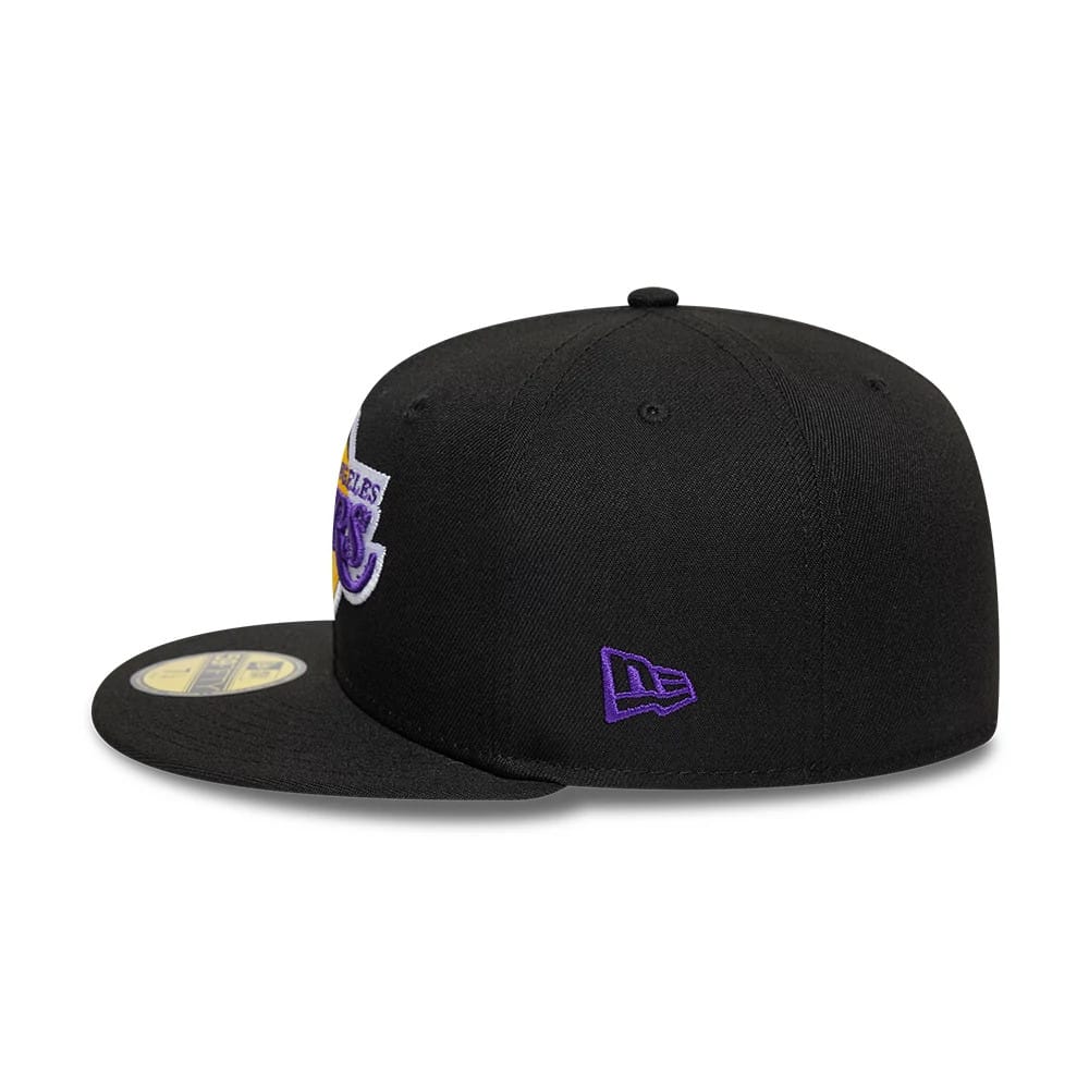 Pictured is this NBA Boutique LA Lakers 59FIFTY Fitted cap in black. 5