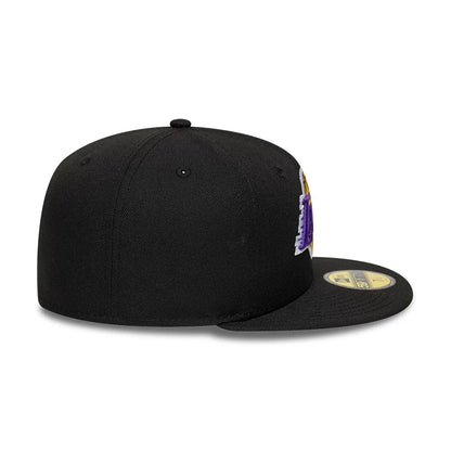 Pictured is this NBA LA Lakers 59FIFTY Fitted cap in black. 6