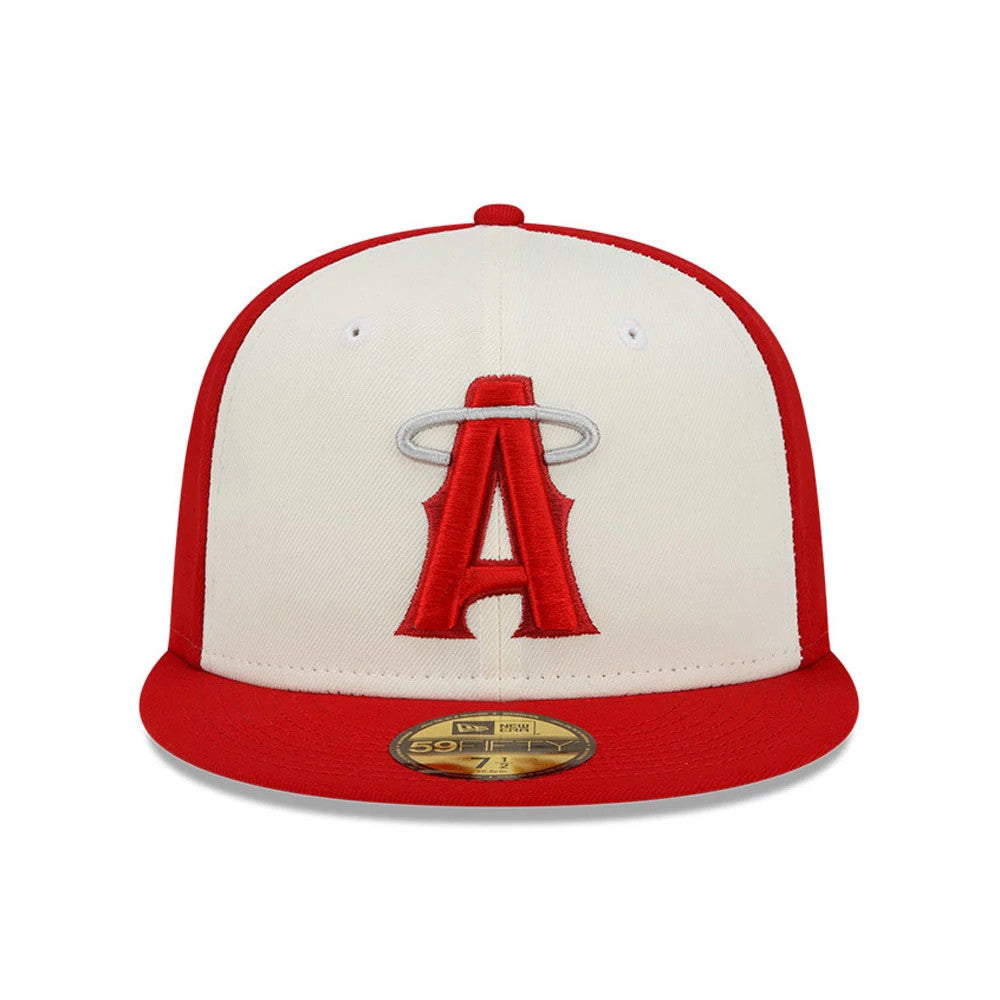 This is a LA Angels MLB City Connect Red 59FIFTY Fitted Cap 3