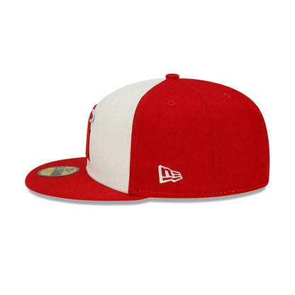 This is a LA Angels MLB City Connect Red 59FIFTY Fitted Cap 5