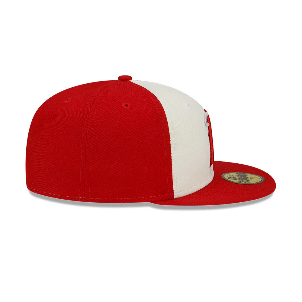 This is a LA Angels MLB City Connect Red 59FIFTY Fitted Cap 6
