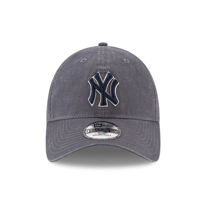 This is a New York Yankees MLB Core Classic Grey 9TWENTY Adjustable Cap 2