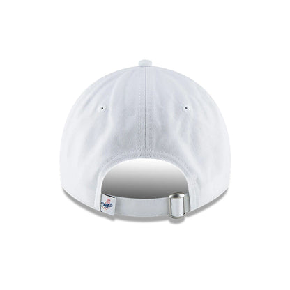 This is a LA Dodgers MLB Core Classic White 9TWENTY Adjustable Cap 5