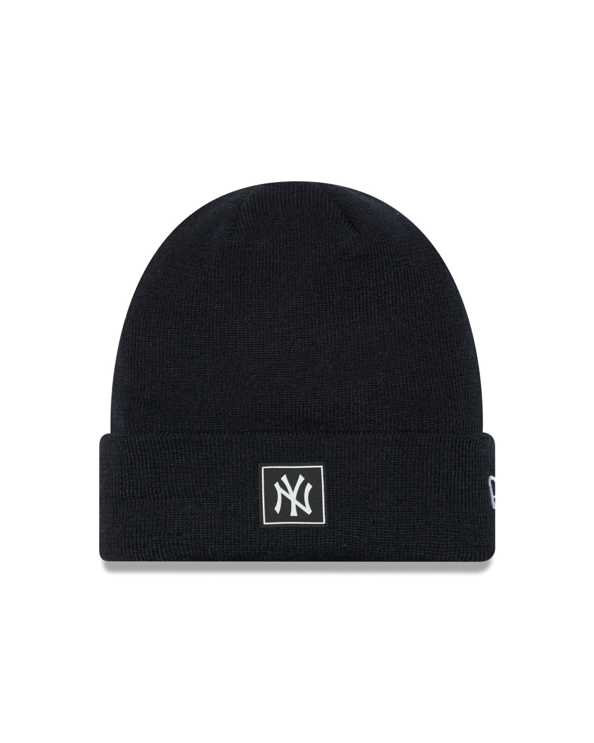 This is a New York Yankees Team Black Beanie Hat 1
