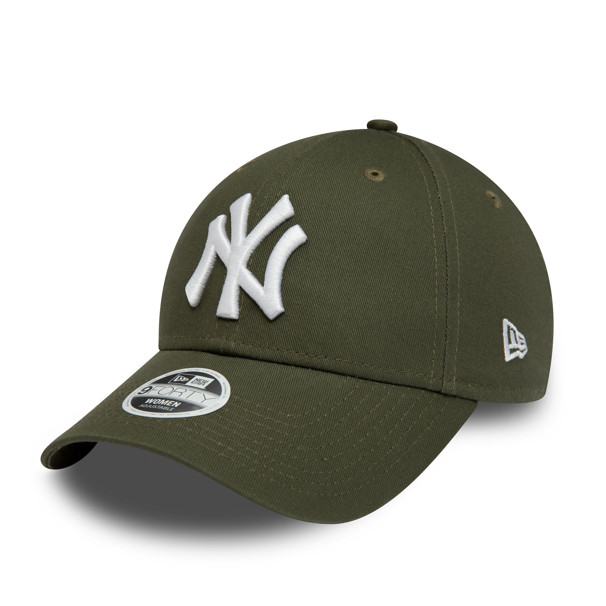 This is a New York Yankees Womens League Essential Dark Green 9FORTY Adjustable Cap 1