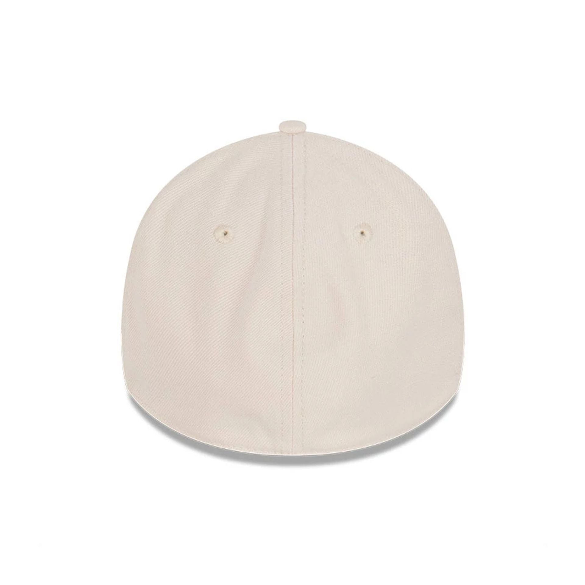 This is a LA Dodgers Stone Grey Cream 39THIRTY Stretch Fit Cap 5