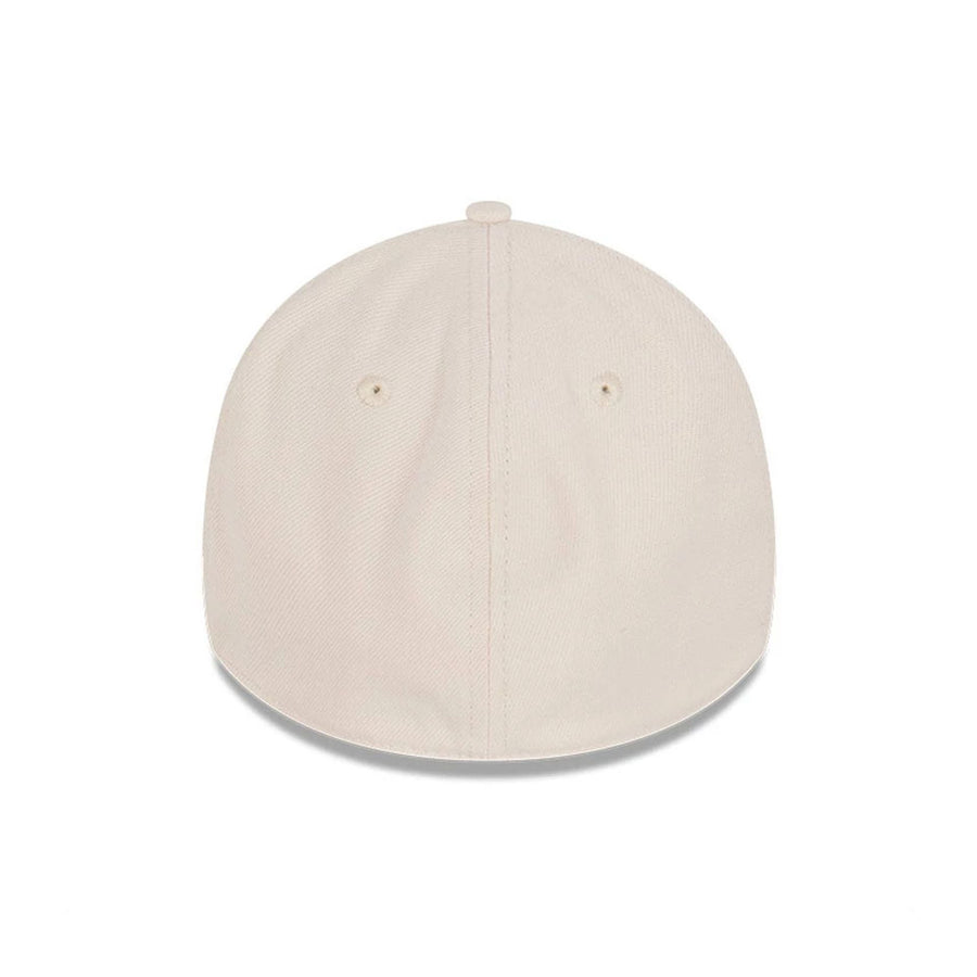 This is a LA Dodgers Stone Grey Cream 39THIRTY Stretch Fit Cap 5