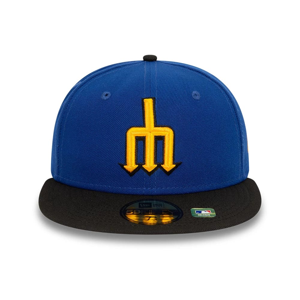 This is a MLB City Connect Seattle Mariners Blue 59FIFTY Fitted Cap 3