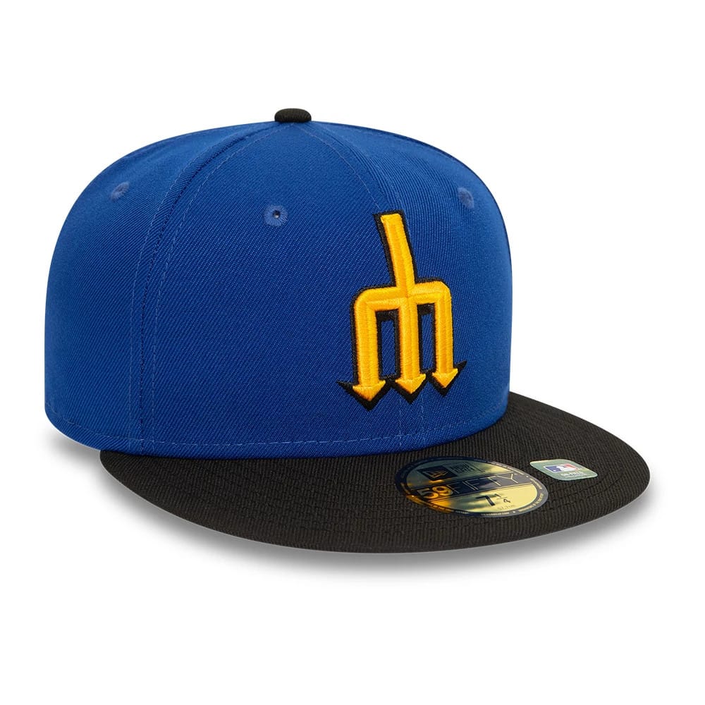 This is a MLB City Connect Seattle Mariners Blue 59FIFTY Fitted Cap 4