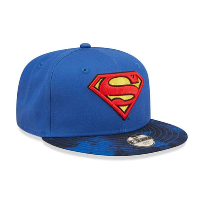 This is a Youth DC Superman Blue 9FIFTY Snapback Adjsutable Cap 3