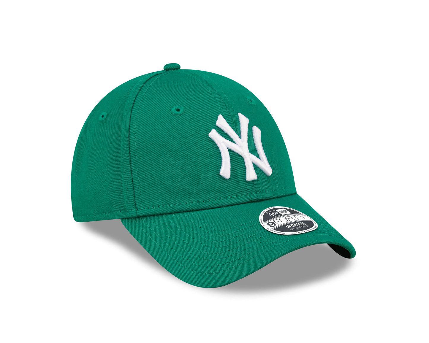 This is a New York Yankees Womens League Essential Green 9FORTY Adjustable Cap 3