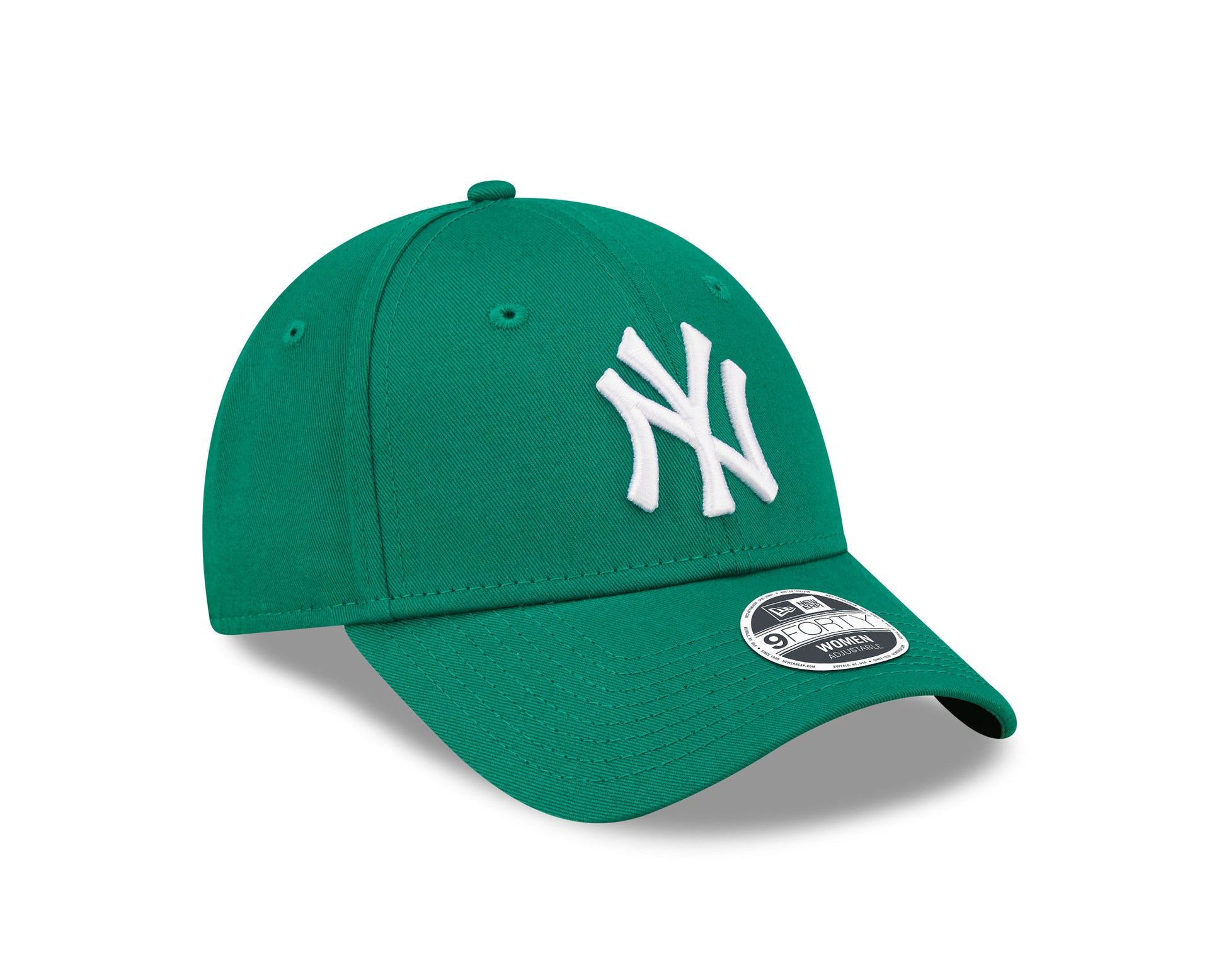 This is a New York Yankees Womens League Essential Green 9FORTY Adjustable Cap 3