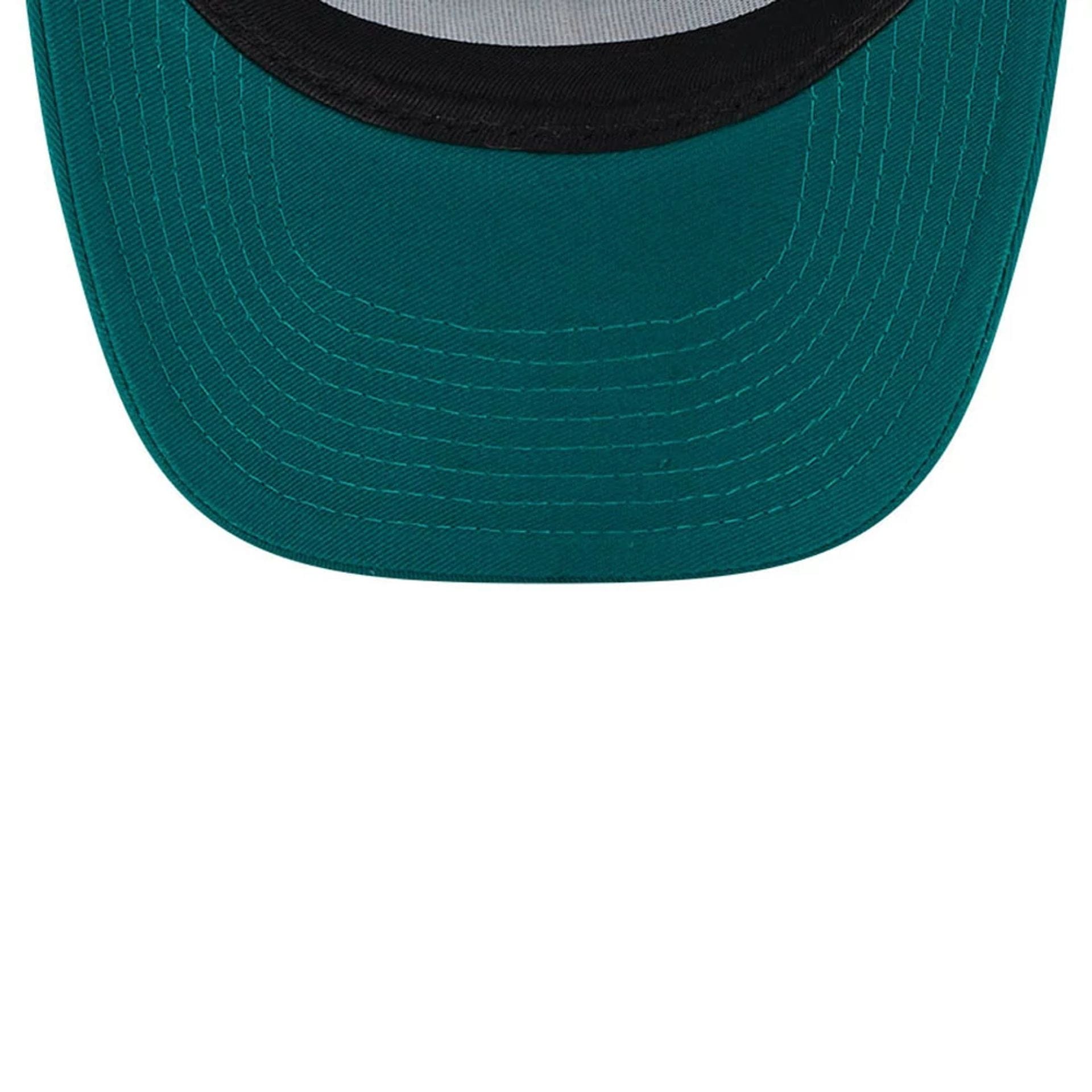 This is a Youth MLB League Essential LA Dodgers Teal 9FORTY Trucker Cap 5