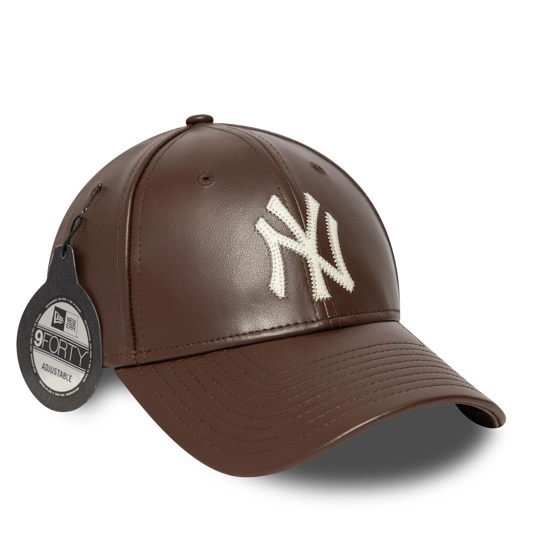 MLB Leather New York Yankees 9FORTY Cap NEC UK