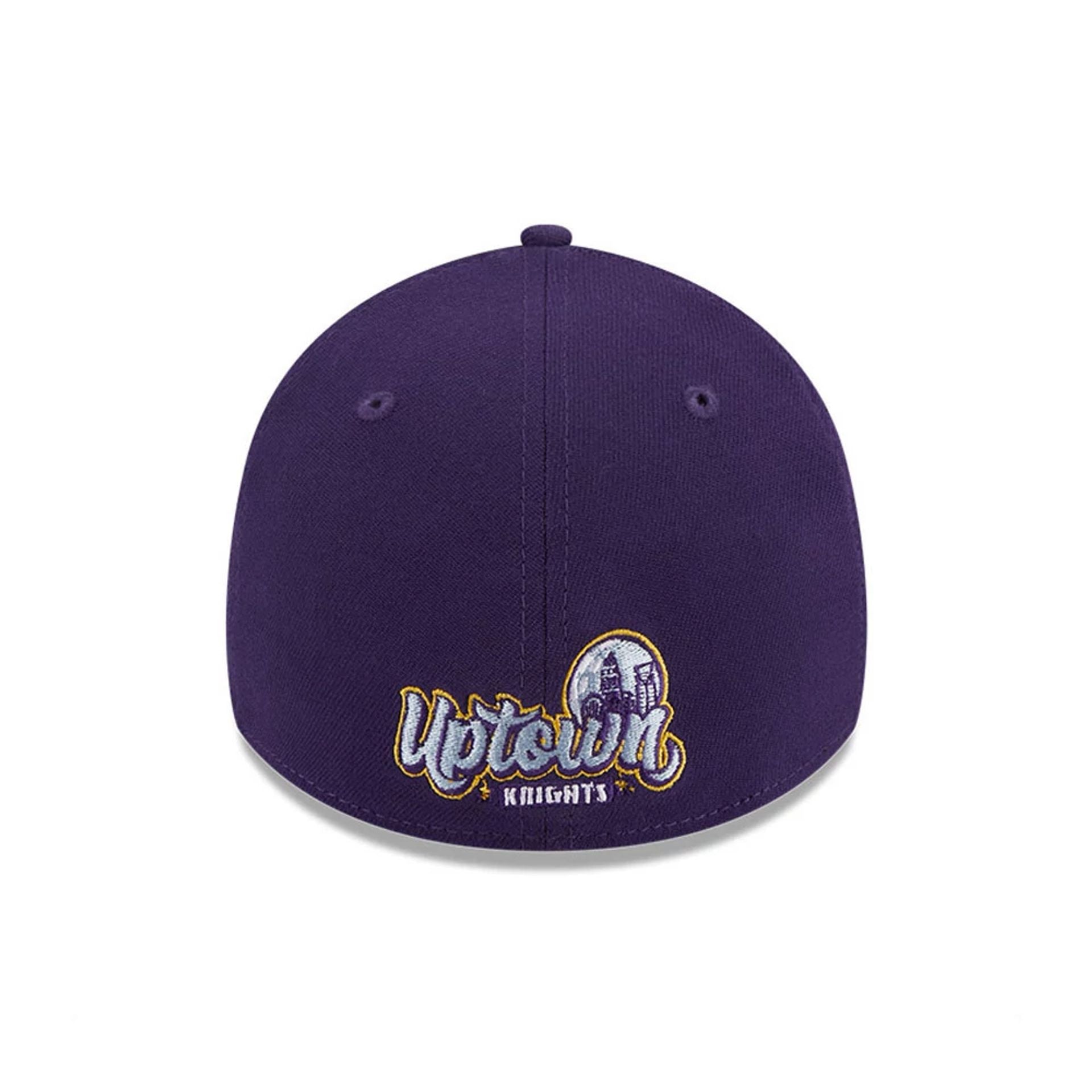 This is a Charlotte Knights MiLB Theme Night Purple 39THIRTY Stretch Fit Cap 4