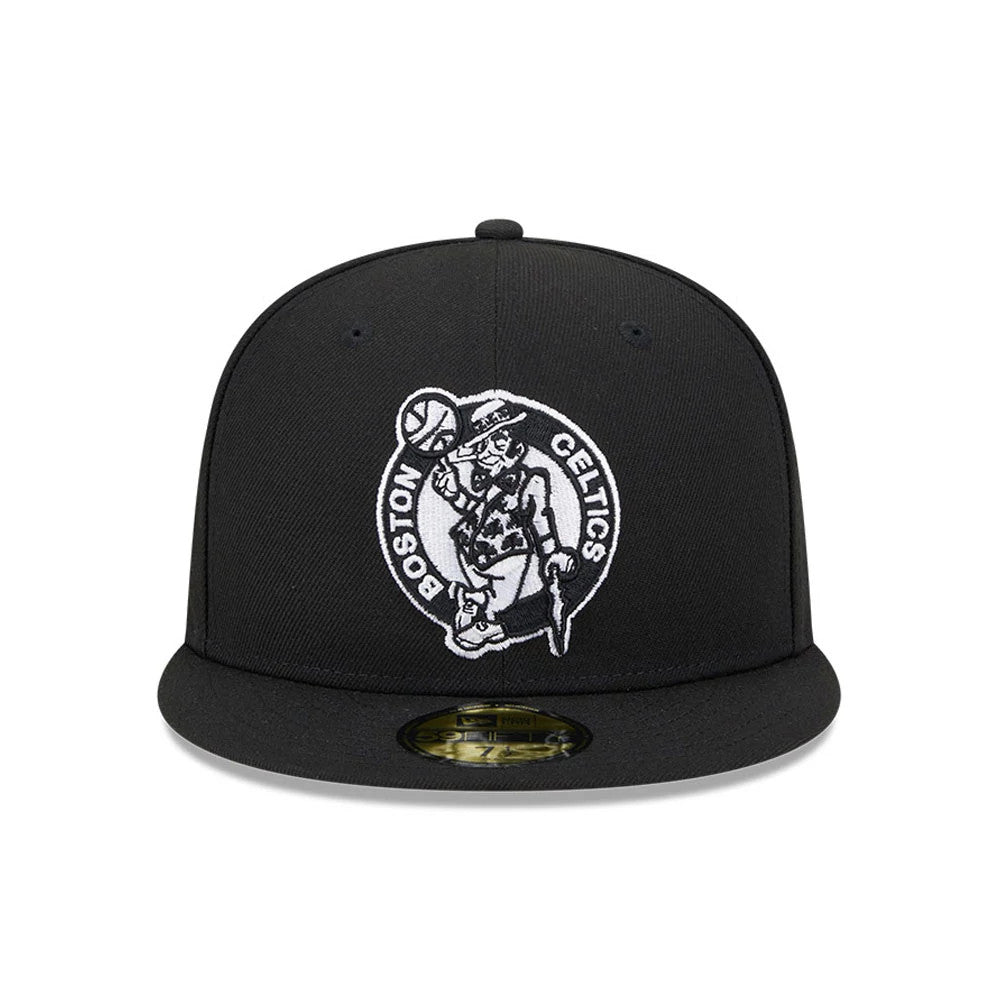 Pictured is this NBA Evergreen Boston Celtics 59FIFTY Fitted cap in black. 3