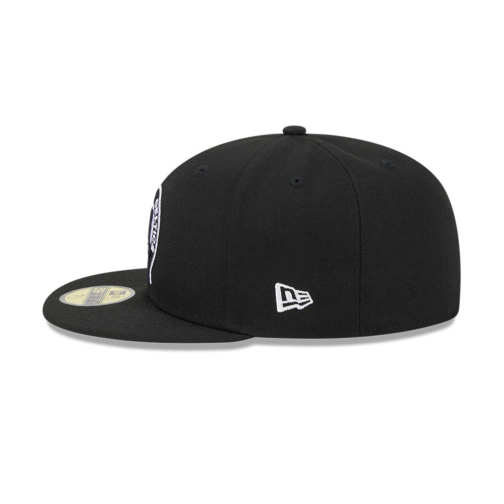 Pictured is this NBA Evergreen Boston Celtics 59FIFTY Fitted cap in black. 6