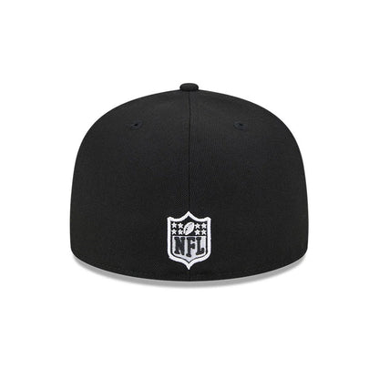 Pictured is this NFL Evergreen Green Bay Packers 59FIFTY Fitted cap in black. 7