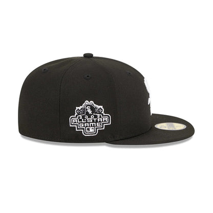 Pictured is this MLB Evergreen Chicago White Sox 59FIFTY Fitted cap in black. 5