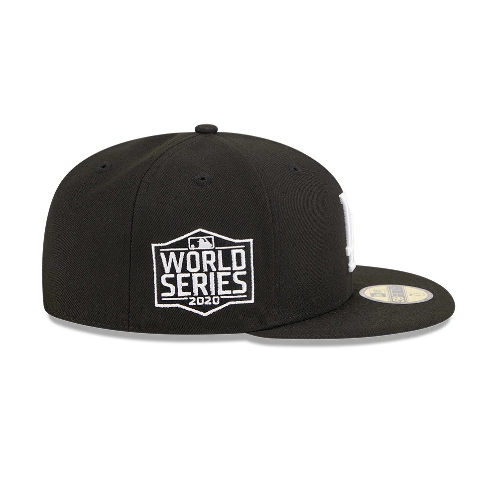 Pictured is this MLB Evergreen LA Dodgers 59FIFTY Fitted cap in black. 5