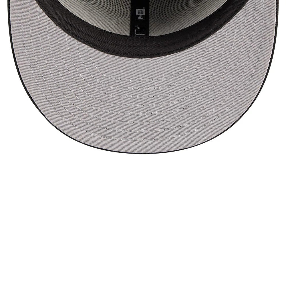 Pictured is this MLB Evergreen LA Dodgers 59FIFTY Fitted cap in black. 2