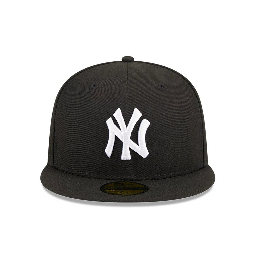 Pictured is this MLB Evergreen New York Yankees 59FIFTY Fitted cap in black. 3