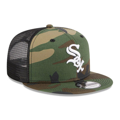 Pictured is this MLB Evergreen Chicago White Sox 9FIFTY Trucker cap in camo. 4