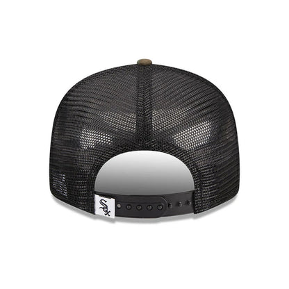 Pictured is this MLB Evergreen Chicago White Sox 9FIFTY Trucker cap in camo. 5