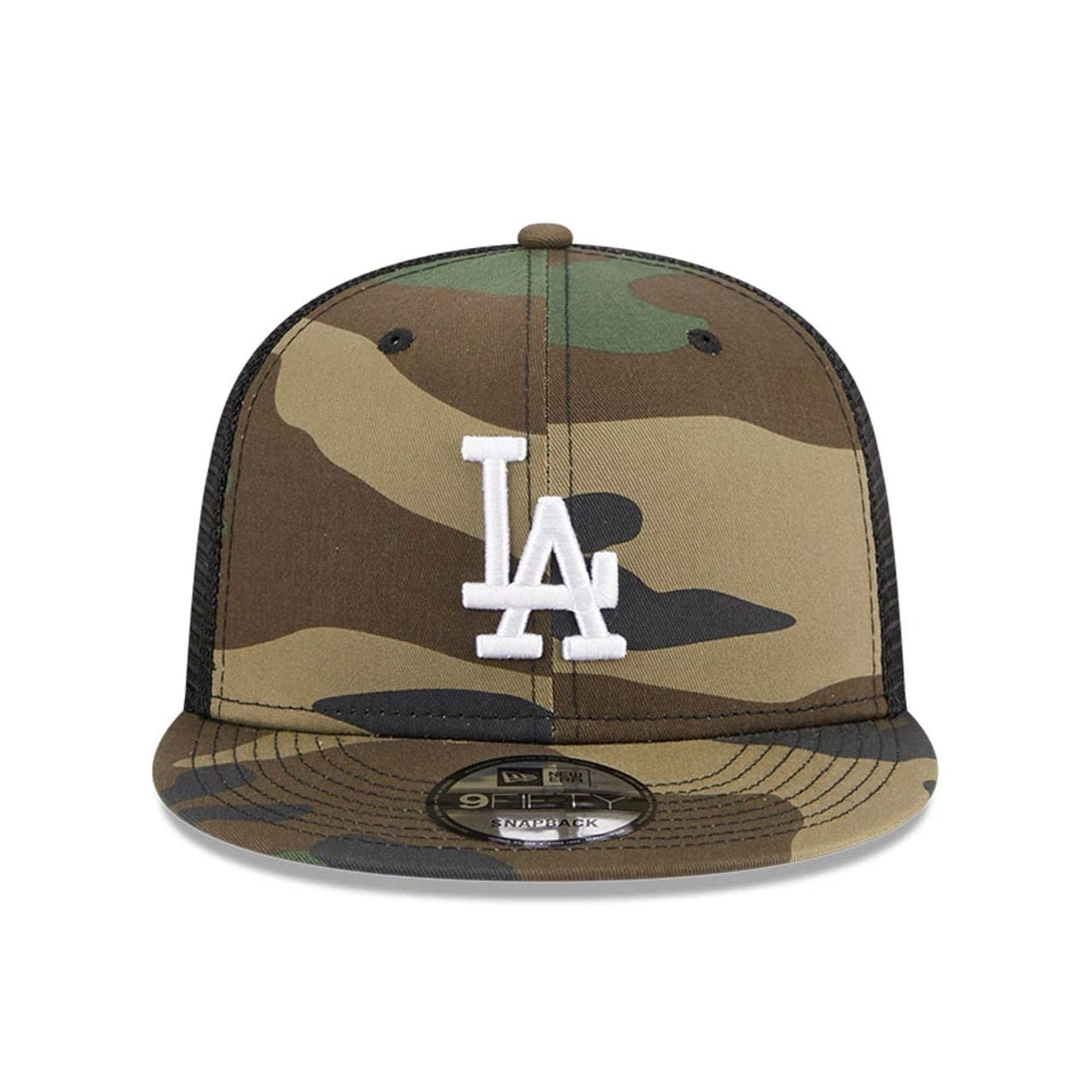 Pictured is this MLB Evergreen LA Dodgers 9FIFTY Trucker cap in camo. 3