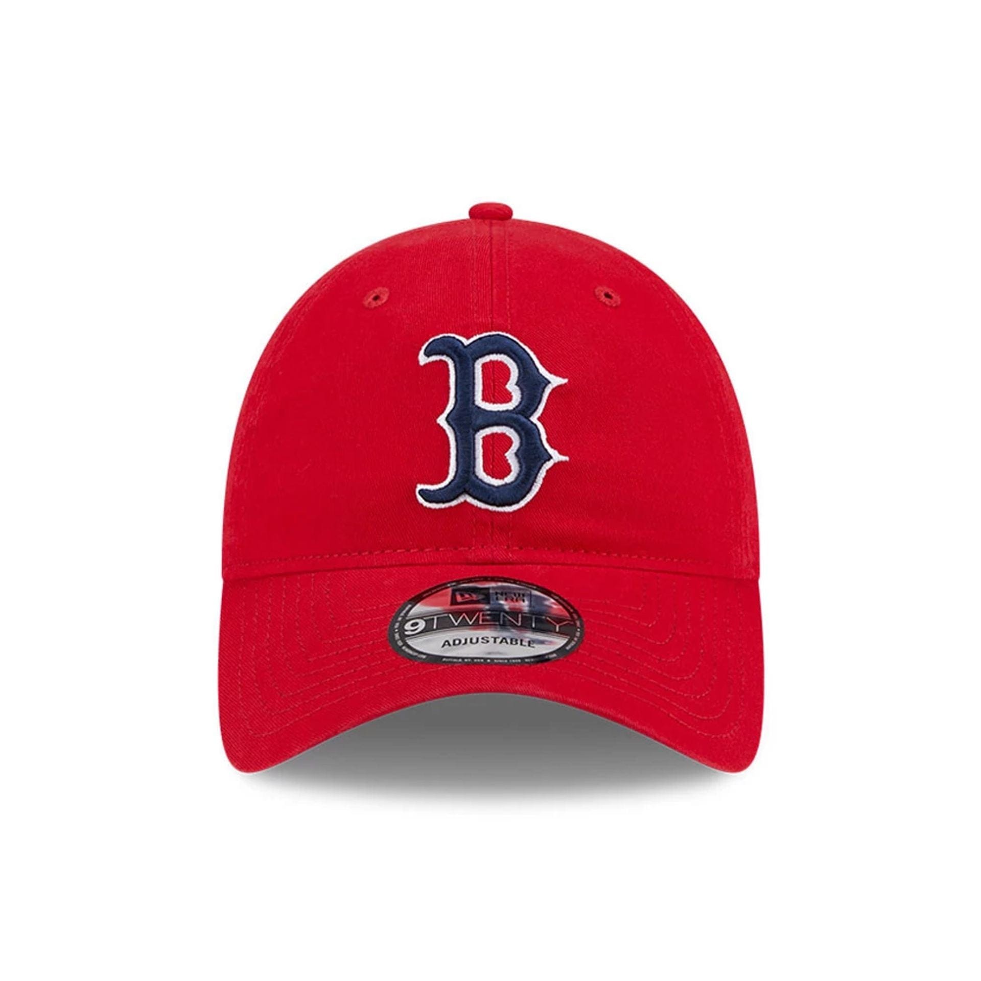 Pictured is this MLB Evergreen Boston Red Sox 9TWENTY cap in red. 2