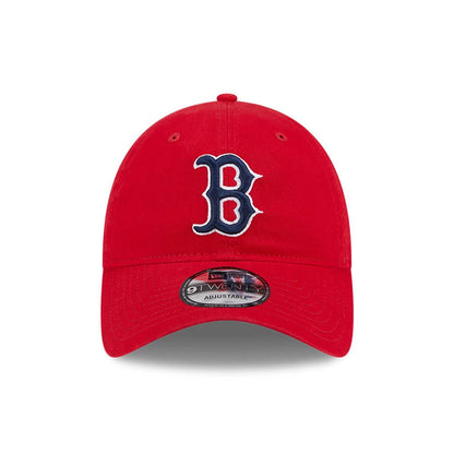 Pictured is this MLB Evergreen Boston Red Sox 9TWENTY cap in red. 2