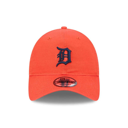 Pictured is this MLB Evergreen Detroit Tigers 9TWENTY cap in orange. 2