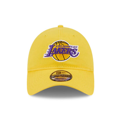 Pictured is this NBA Evergreen LA Lakers 9TWENTY cap in yellow. 2