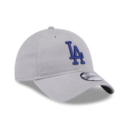 Pictured is this MLB Evergreen LA Dodgers 9TWENTY cap in grey. 3