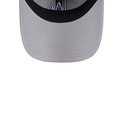 Pictured is this MLB Evergreen LA Dodgers 9TWENTY cap in grey. 7