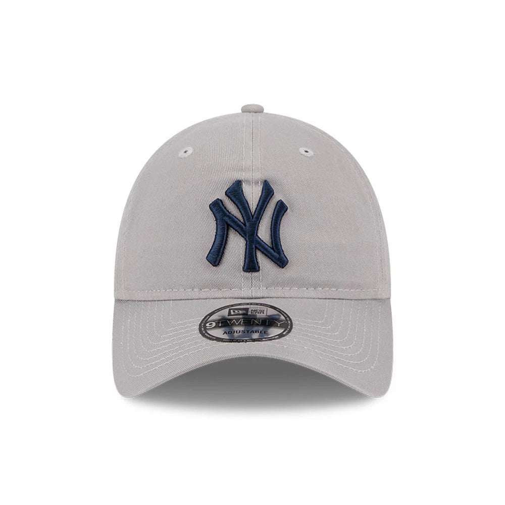 Pictured is this MLB Evergreen New York Yankees 9TWENTY cap in grey. 3