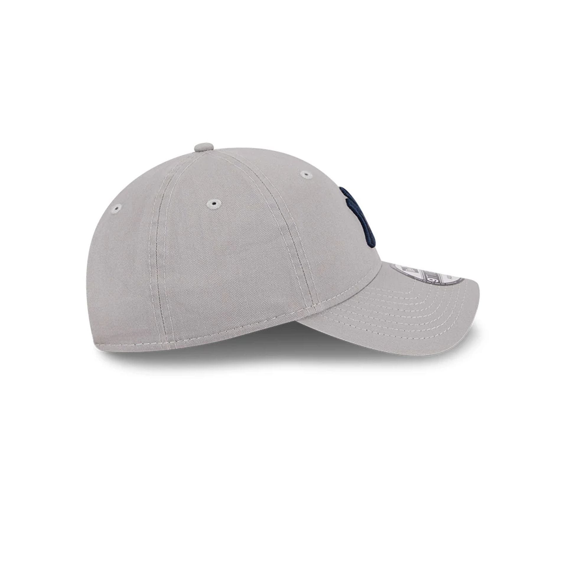 Pictured is this MLB Evergreen New York Yankees 9TWENTY cap in grey. 6