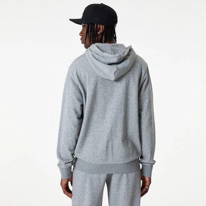 The Male model is wearing New York Yankees MLB Essential Grey Full Zip Hoodie 2