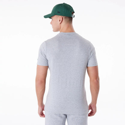 The Male model is wearing Milwaukee Bucks NBA Regular Grey T-Shirt 6