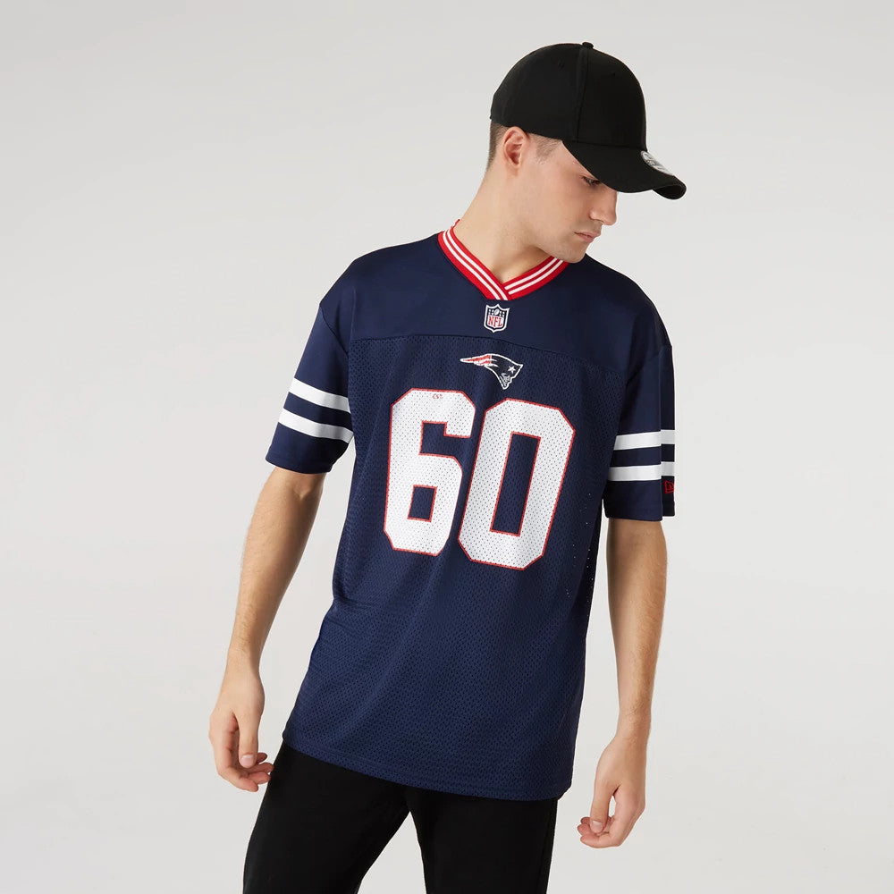 England Patriots NFL Dark Blue Mesh T Shirt