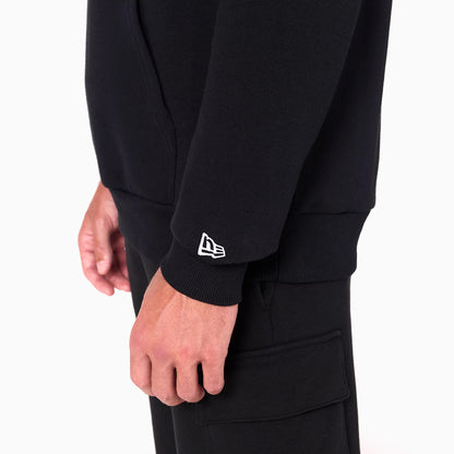 The Male model is wearing NFL Shield Logo NFL Black Pullover Hoodie 5