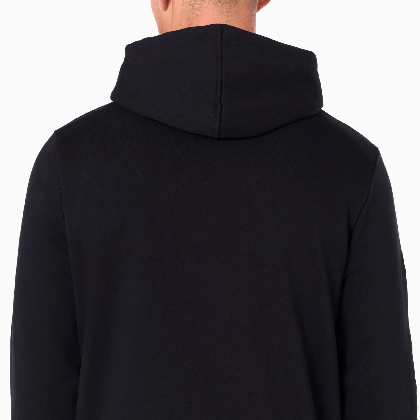 The Male model is wearing Tampa Bay Buccaneers NFL Black Pullover Hoodie 4