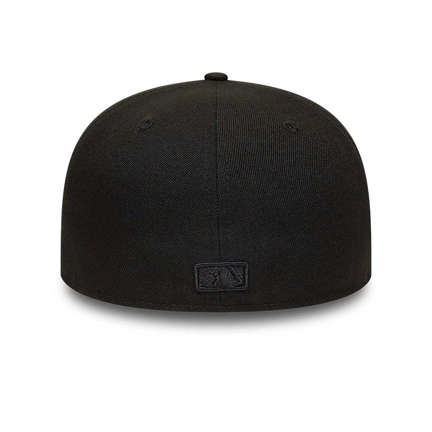 This is a LA Dodgers MLB Black on Black 59FIFTY Fitted Cap 4