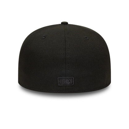 This is a Boston Red Sox MLB Black on Black 59FIFTY Fitted Cap 3