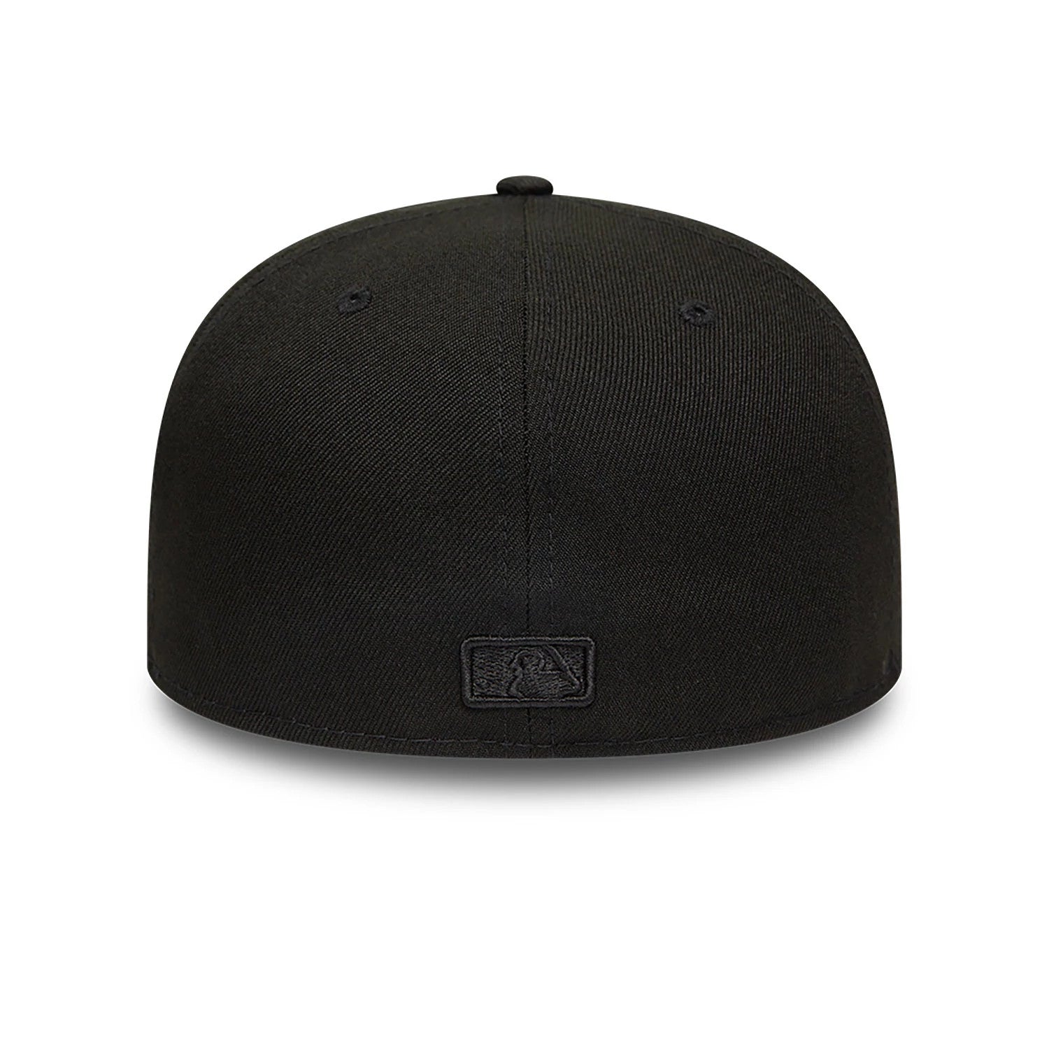 This is a Atlanta Braves MLB Black on Black 59FIFTY Fitted Cap 3