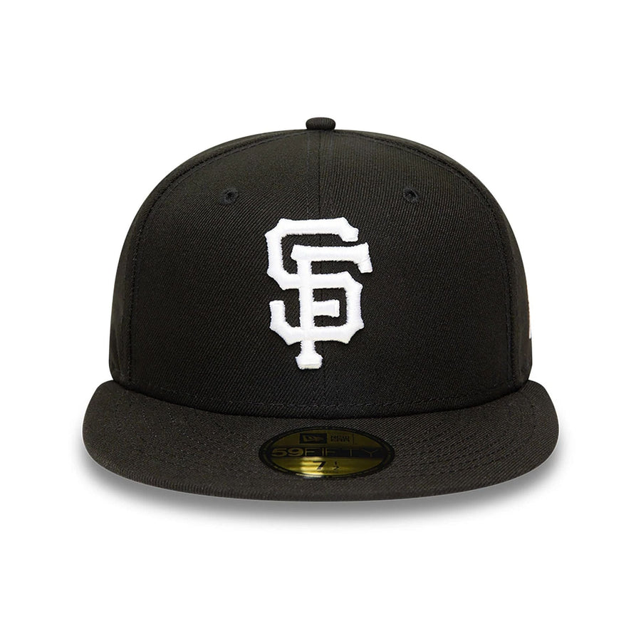 This is a San Francisco Giants MLB Black and White 59FIFTY Fitted Cap 2